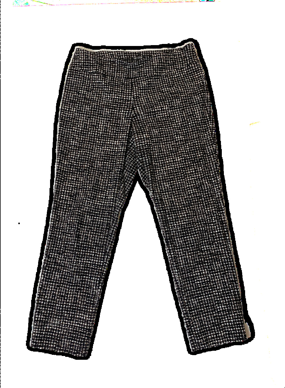 Nic + Zoe Black and Brown Printed Pants Size 10